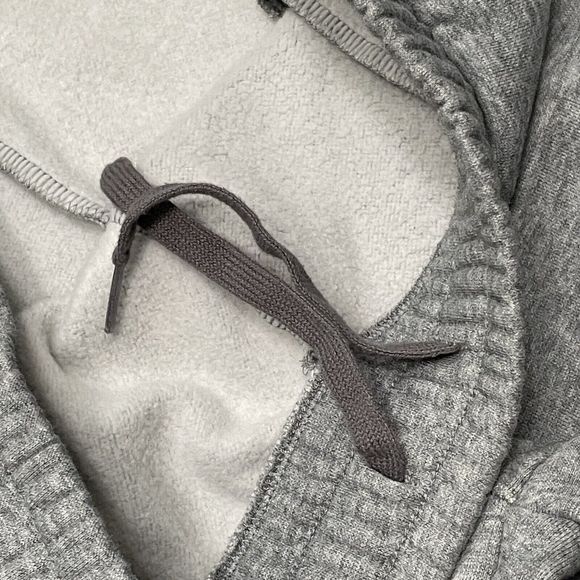 Mens PUMA Athletic Fleece Lined Sweats Sweatpants Sz L  Heather Gray Inseam 28” - Picture 8 of 10